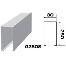 Реечный потолок «Кубообразная рейка» A250S (комплект) 