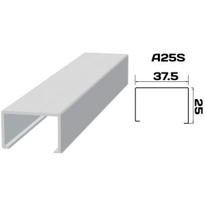 Реечный потолок «Кубообразная рейка» A25S (комплект) 