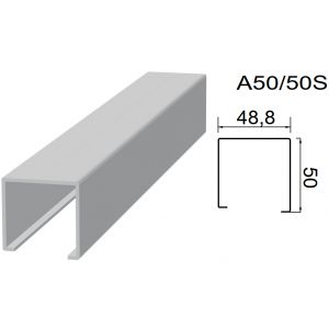 Реечный потолок «Кубообразная рейка» A50/50S (комплект) 