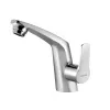 Смеситель для раковины с правосторонней ручкой управления Essco Stella STE-CHR-107127 Хром