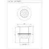 Выпуск для раковины Essco ALE-CHR-544NFT Хром