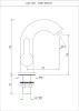 Кран для раковины Essco Cosmo COS-CHR-103123 Хром