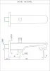 Излив для ванны Essco Stella SPE-CHR-107463 с дивертором Хром