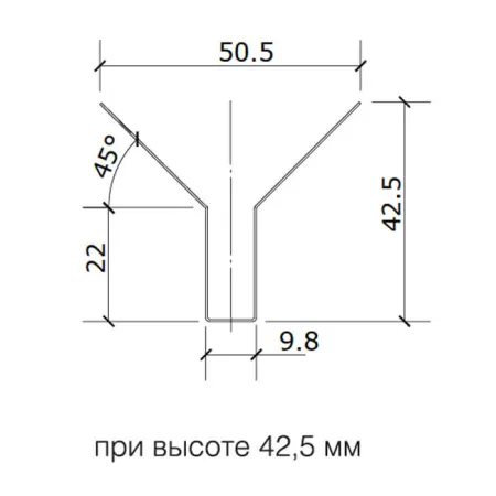 Грильято Пирамидальный ячейка 86х86мм, металлик, высота 42.5 мм, ширина 10 мм