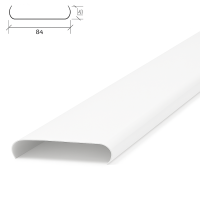 Потолочная рейка Албес A84A белый матовый