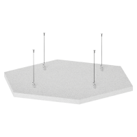 Рокфон Эклипс Шестиугольник 1160х1005, белый