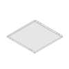 Подвесной потолок Армстронг V-Clip F Plain Bioguard белый 600x600х40мм (фаска 3 мм)