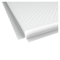 Кассетный потолок Албес AP600A6/45°/Т-24 Tegular 24 белый матовый перфорация F d=1,5