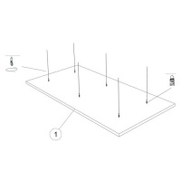 Экофон Соло PE Прямоугольник 1200Х600мм, Белый